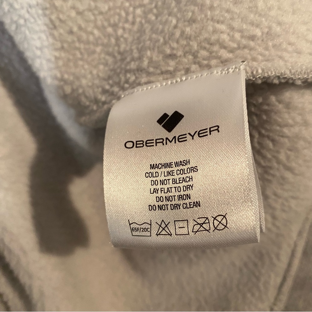 Obermeyer Gray Quarter Zip Pull Over Heritage Col… - image 6